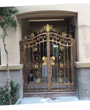 Wrought iron gates