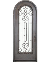 Wrought iron entrance doors