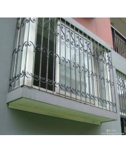 Wrought iron window