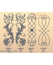 Iron art flower pots