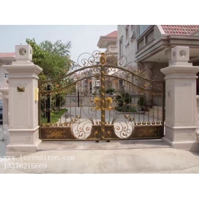 Wrought iron gates