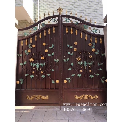 Wrought iron gates