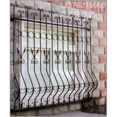 Wrought iron window