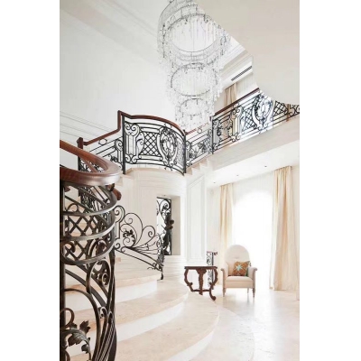 Iron art stair handrails